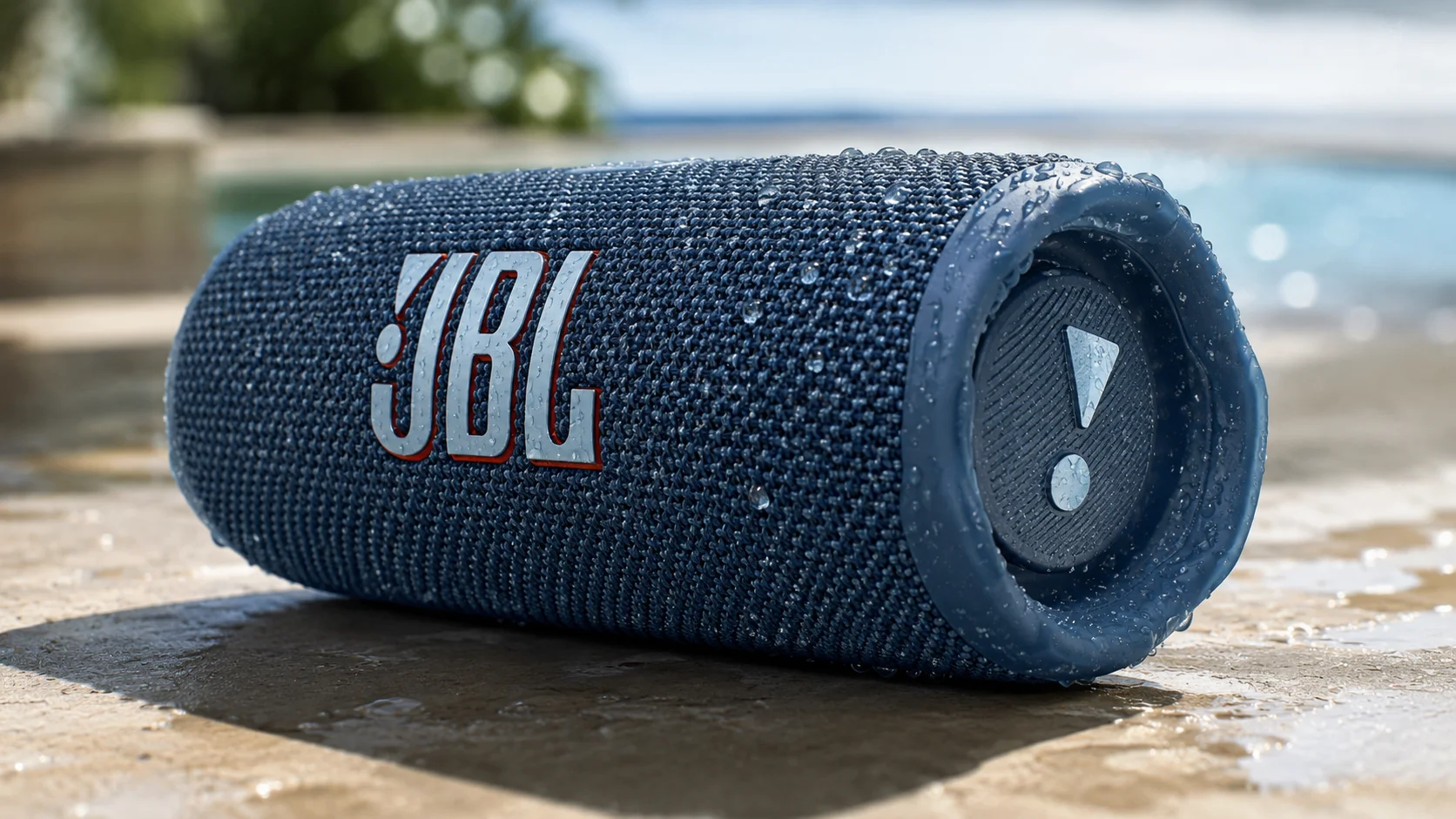 JBL Flip 6 resistente à água e poeira com certificação IP67.