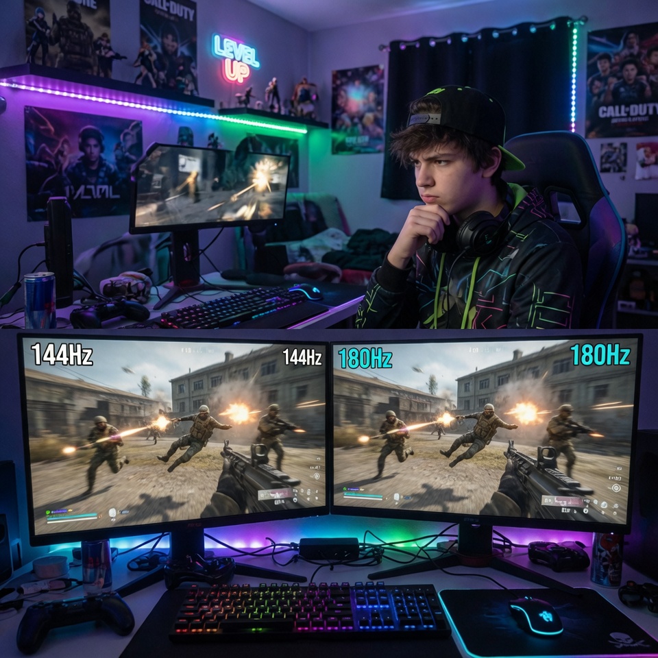 Imagem do comparativo dos melhores monitores gamers baratos 2026 (13)