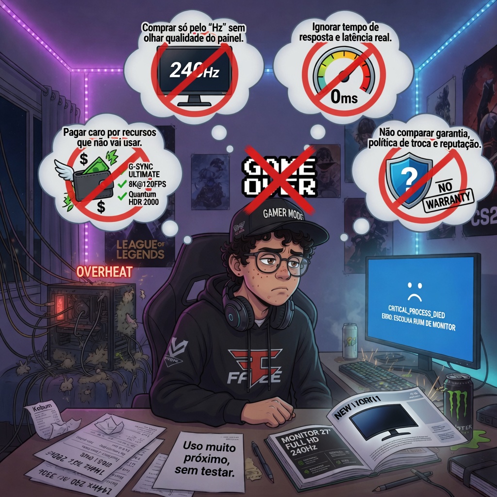 Imagem do comparativo dos melhores monitores gamers baratos 2026 (12)