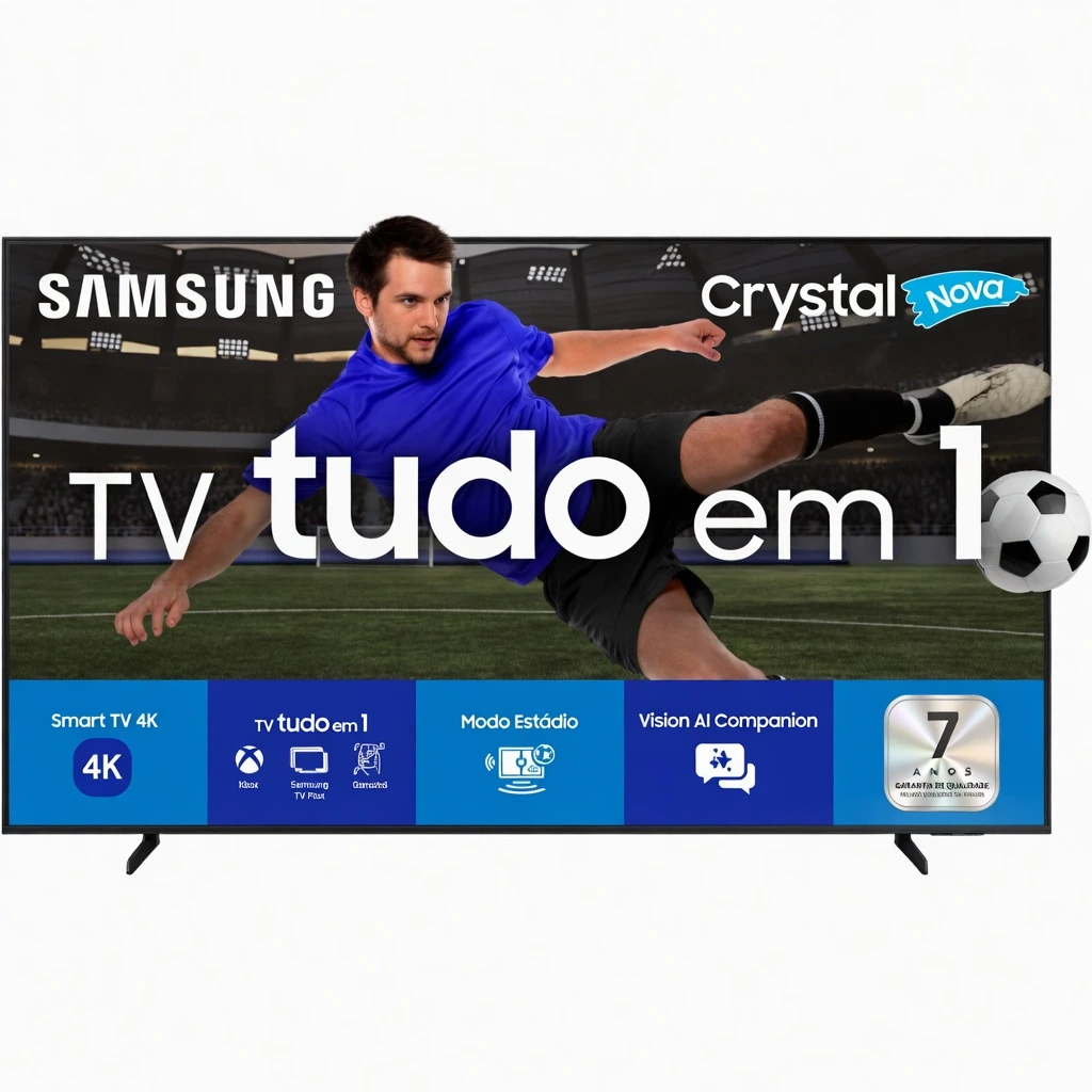 Samsung 55DU8000 Crystal UHD 4K de 55 polegadas