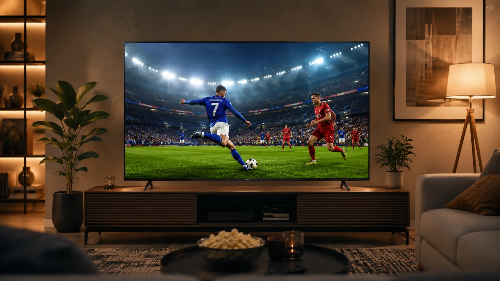Samsung Crystal UHD U8100F 55 polegadas vale a pena para assistir à Copa do Mundo 2026?