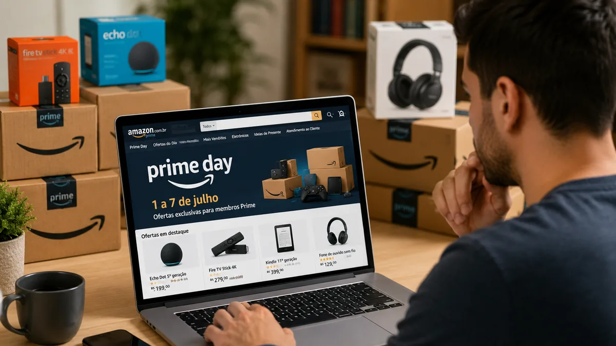 Amazon Prime Day 2026 já tem data no Brasil: veja quando começa e como se preparar para comprar tecnologia mais barato