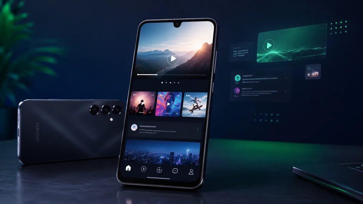 Tela Super AMOLED do Galaxy A16 5G para vídeos e redes sociais