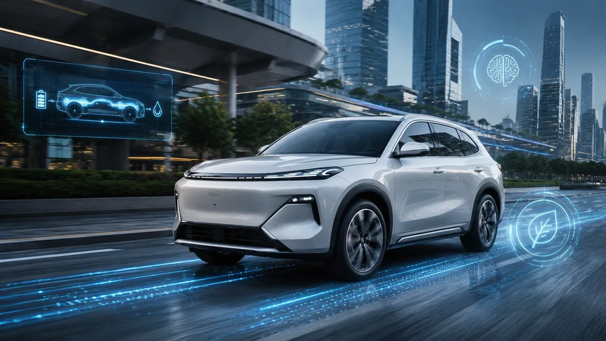 Geely i-HEV: carro chinês faz até 45 km/l e mostra o futuro dos híbridos