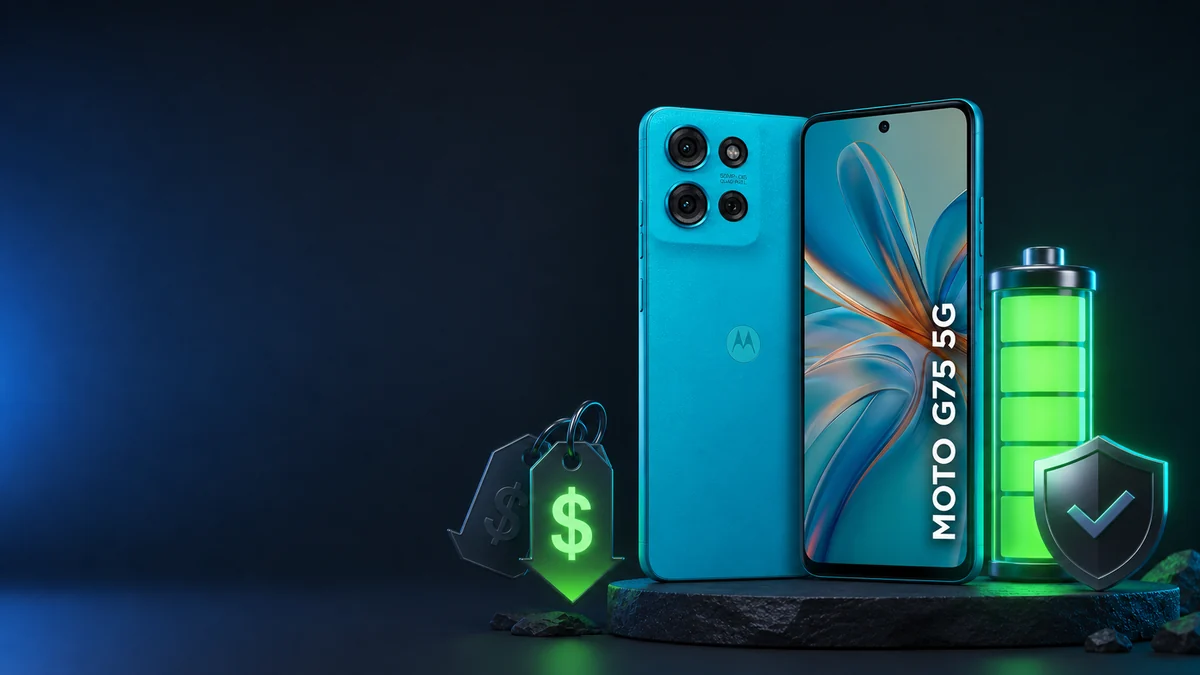 Preço ideal do Moto G75 5G em 2026 com foco em custo-benefício.