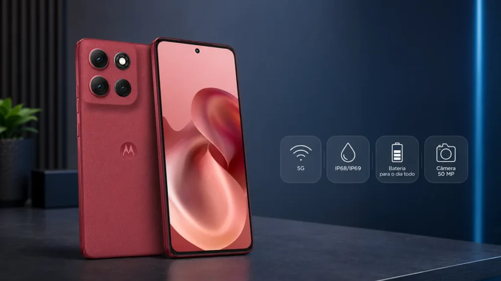 Moto G86 5G vale a pena em 2026? Review honesto do Motorola com tela pOLED, IP69 e preço caindo