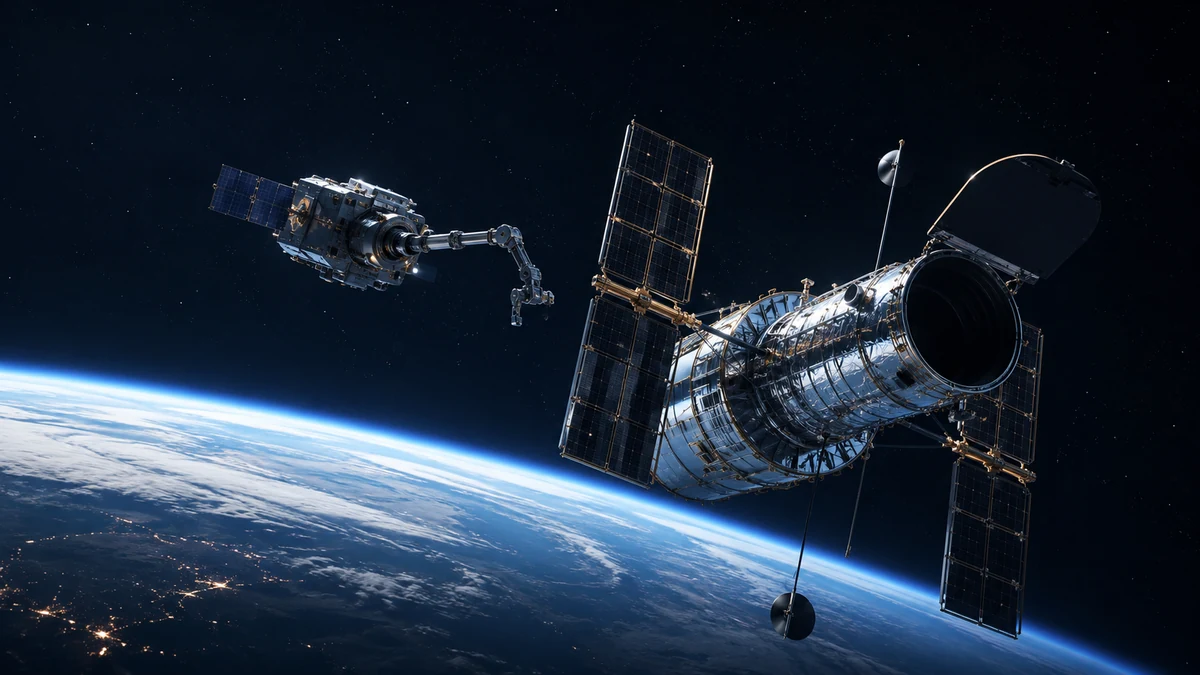 NASA prepara missão robótica para salvar telescópio espacial antes que ele caia na atmosfera
