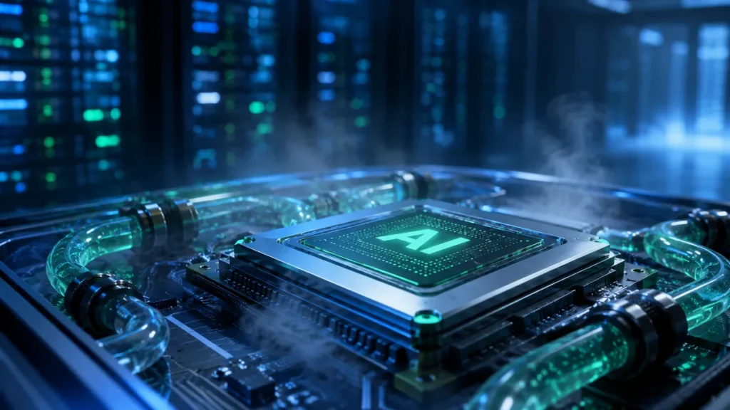 Refrigeração líquida em chips de IA pode deixar a tecnologia mais barata? Entenda a nova corrida dos data centers