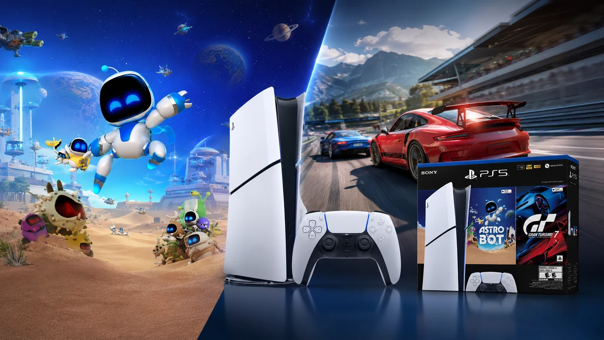 Astro Bot e Gran Turismo 7 incluídos no pacote do PS5
