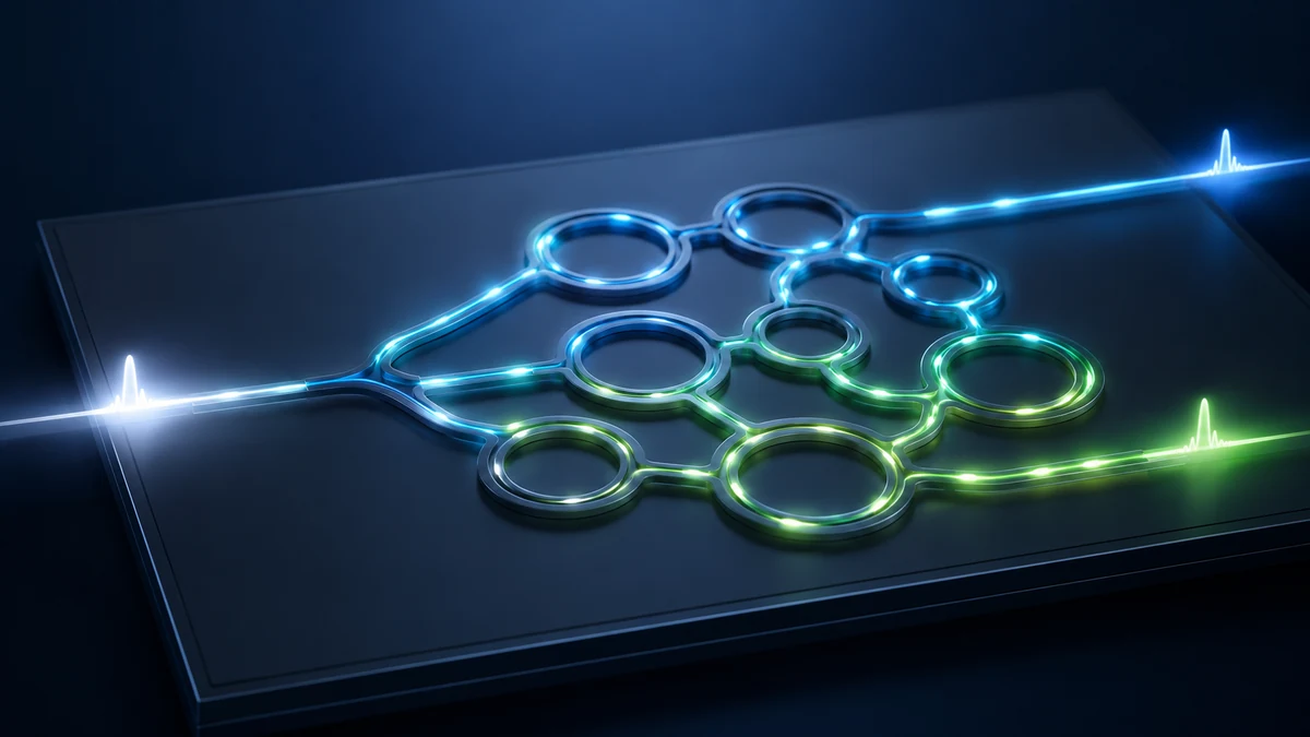 Ressonadores ópticos controlando o atraso da luz dentro de um chip