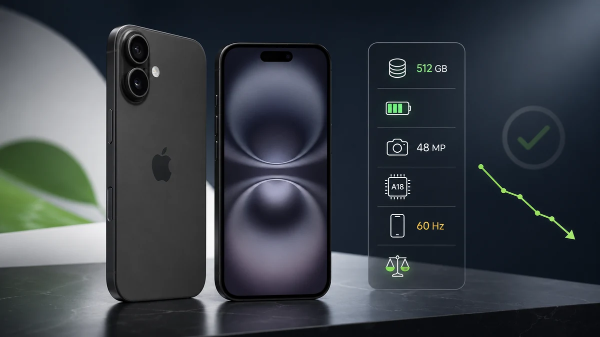 Preço ideal para comprar o iPhone 16 de 512 GB