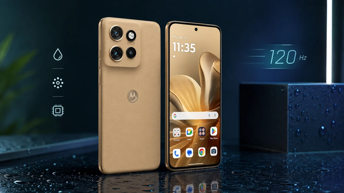 Motorola Edge 60 Neo com tela pOLED de 120 Hz e proteção contra água