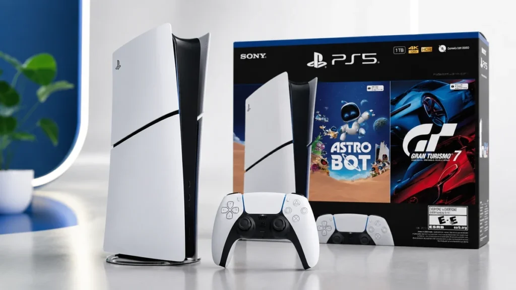 PS5 Slim Digital com Astro Bot e Gran Turismo 7 vale a pena em 2026?