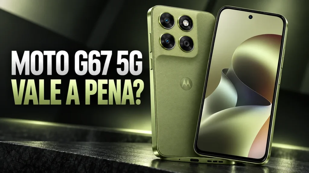 Moto G67 5G vale a pena em 2026? AMOLED 1.5K impressiona, mas há um porém
