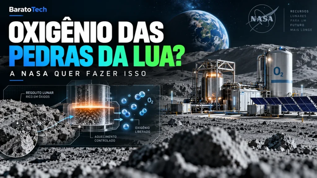 NASA quer produzir oxigênio com o solo da Lua — tecnologia já funcionou em testes