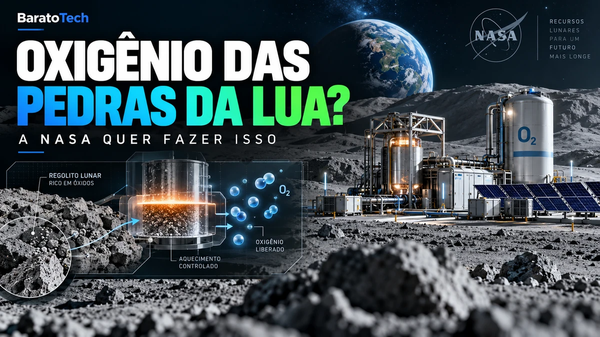 NASA quer produzir oxigênio com o solo da Lua — tecnologia já funcionou em testes