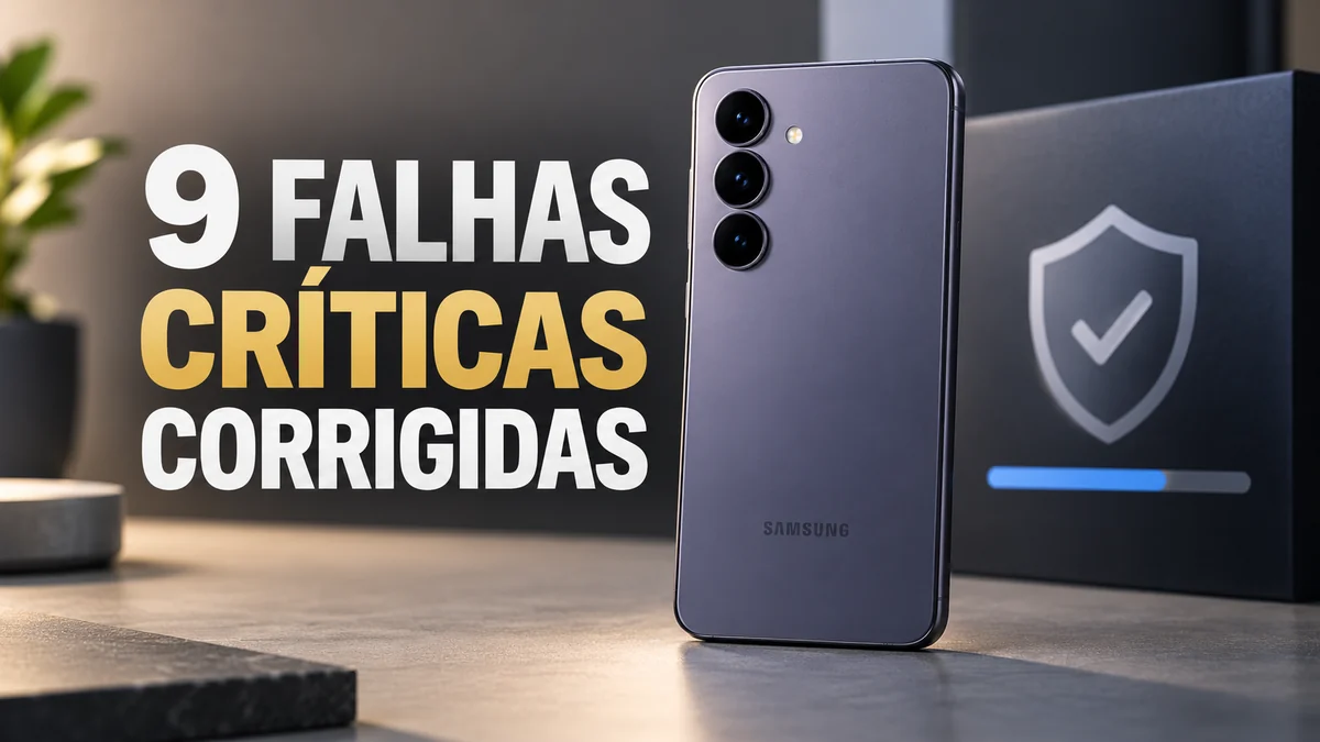 Samsung corrige 9 falhas críticas em celulares Galaxy, veja por que atualizar