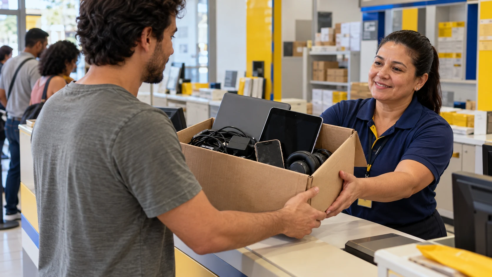 Correios começam a receber celulares, notebooks e eletrônicos usados de graça