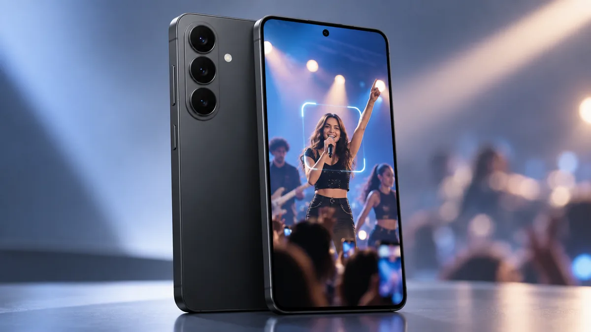 My FanCam da One UI 9 acompanha pessoa em vídeo no Galaxy S26