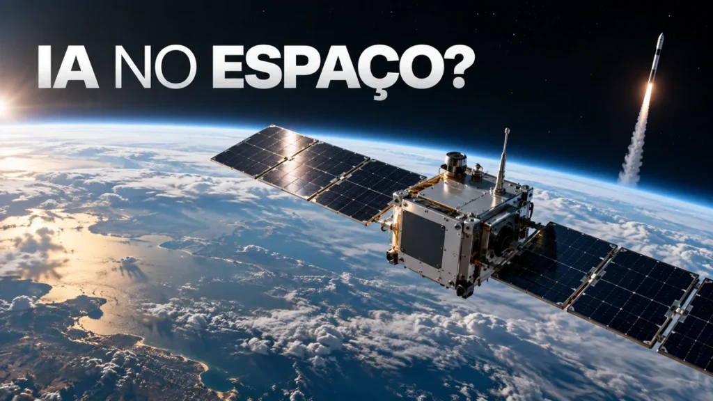 Google manda chips de IA ao espaço hoje e quer levar data centers para órbita