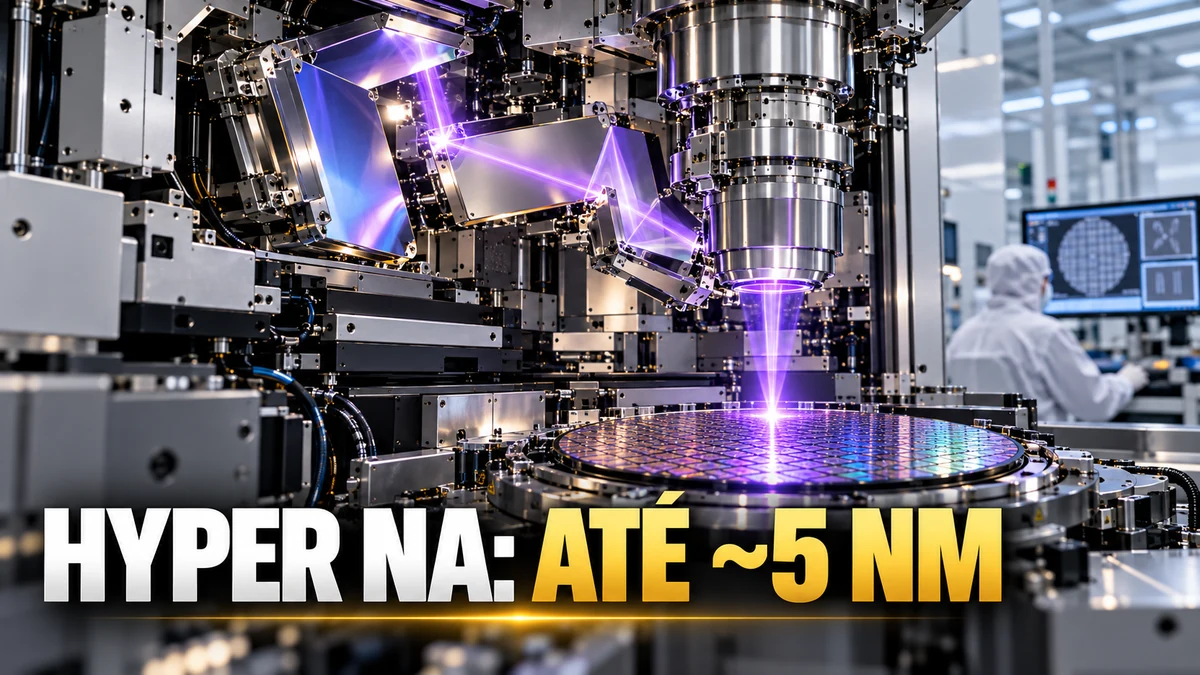Litografia Hyper NA pode alcançar resolução próxima de 5 nm