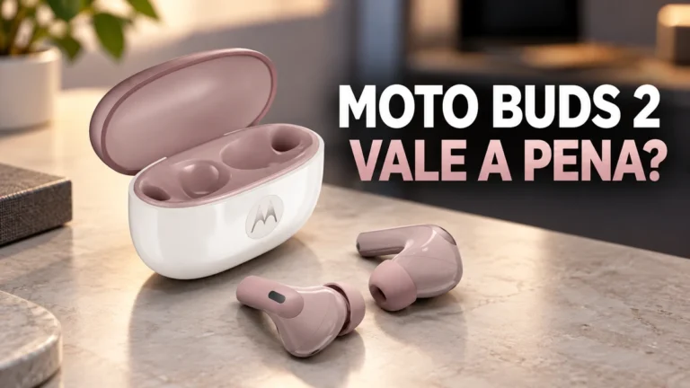 Moto Buds 2 vale a pena em 2026? Review completo, ANC de 55 dB e preço ideal