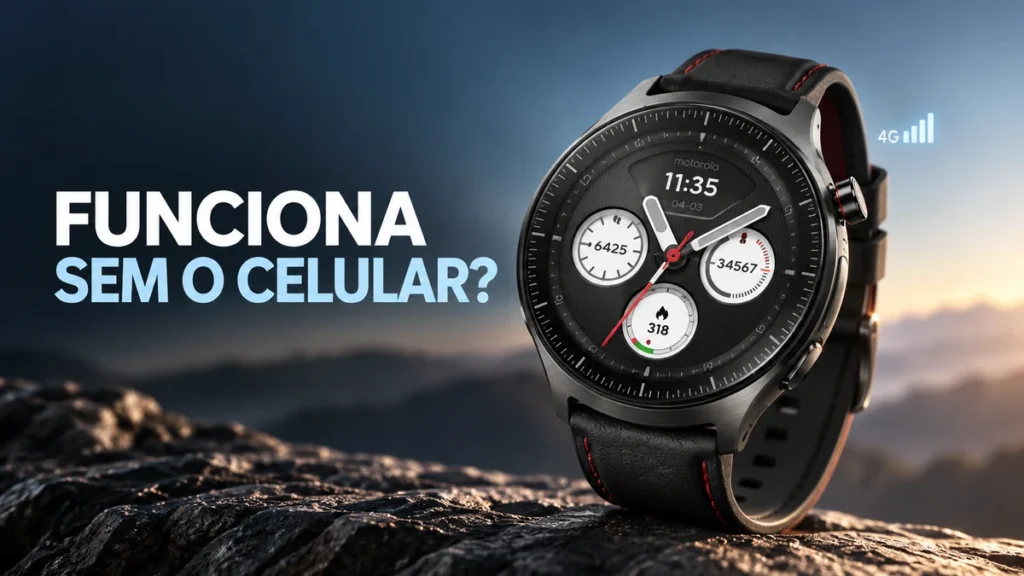 Motorola lança relógio de R$ 4.999 no Brasil que funciona sem celular