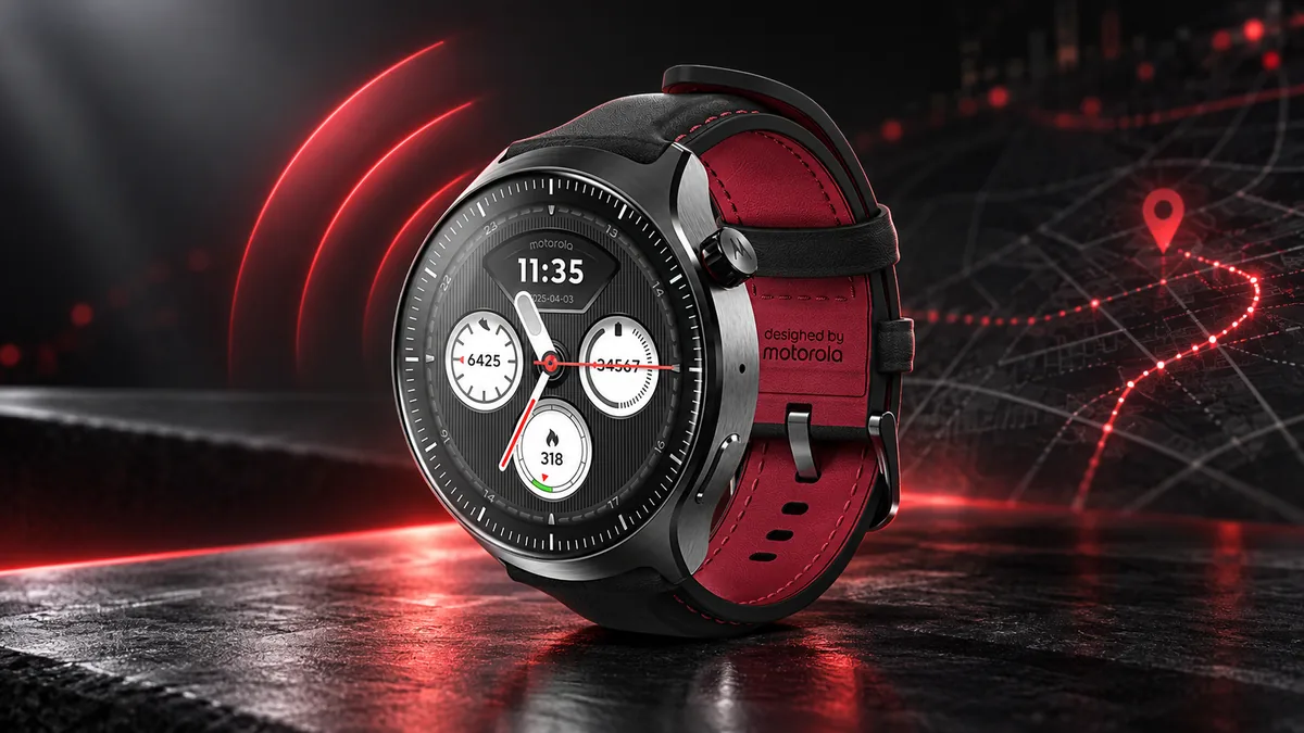 Moto Watch Ultra chega ao Brasil com eSIM, Wear OS 6 e tecnologia da Polar