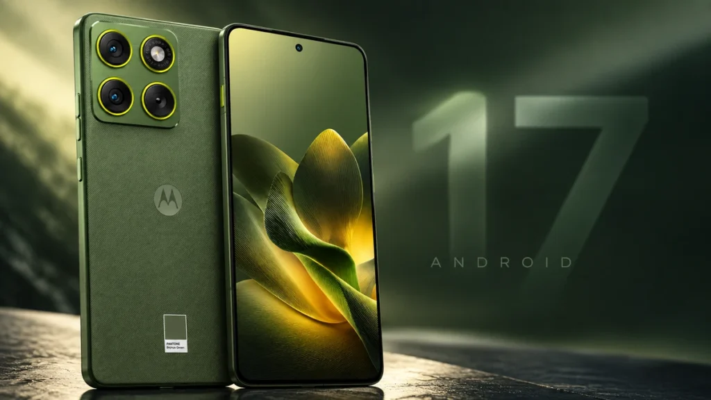 Motorola Edge 70 começa a receber Android 17 no Brasil: veja o que muda