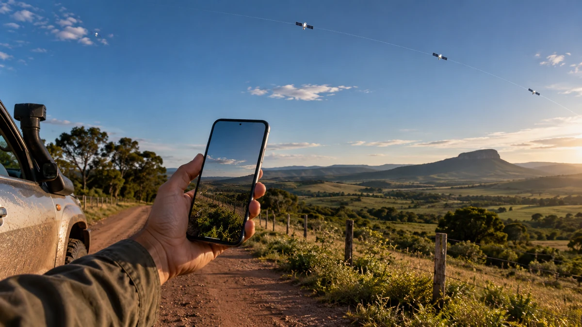 Uso do Vivo Satélite em estrada sem sinal de celular